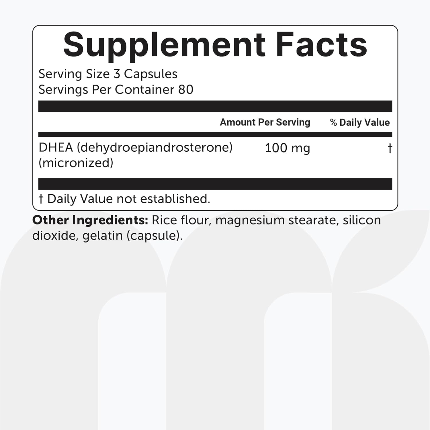 Micro Ingredients DHEA 100 Mg per Serving, 240 Capsules | Micronized DHEA Supplement for Women & Men | Non-Gmo, Gluten Free, Soy Free