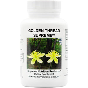 Supreme Nutrition Golden Thread Supreme, 60 Pure Coptis Chinensis Vegetarian Capsules