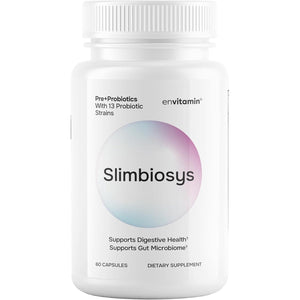 Envitamin Slimbiosys Ultra Probiotic Capsule - Pre & Probiotics for Women & Men - Support Your Microbiome