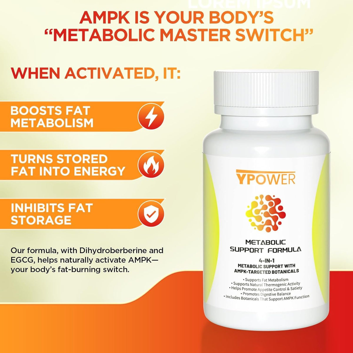 Natural Thermogenic Fat Burner – 4 in 1 Metabolic Support for Stubborn Fat, Metabolism Boost & Weight Control, 24/7 Weight Loss, 60 Capsules