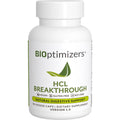 Bioptimizers HCL Breakthrough - Betaine Hydrochloride Enzymes Supplement - Assists with Protein Breakdown and Absorption - Helps Gas and Heartburn Relief - 90 Pepsin-Free Capsules