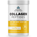 Ancient Nutrition Collagen Peptides, Collagen Peptides Powder, Vanilla Hydrolyzed Collagen, Supports Healthy Skin, Joints, Gut, Keto and Paleo Friendly, 12 Servings, 20G Collagen per Serving
