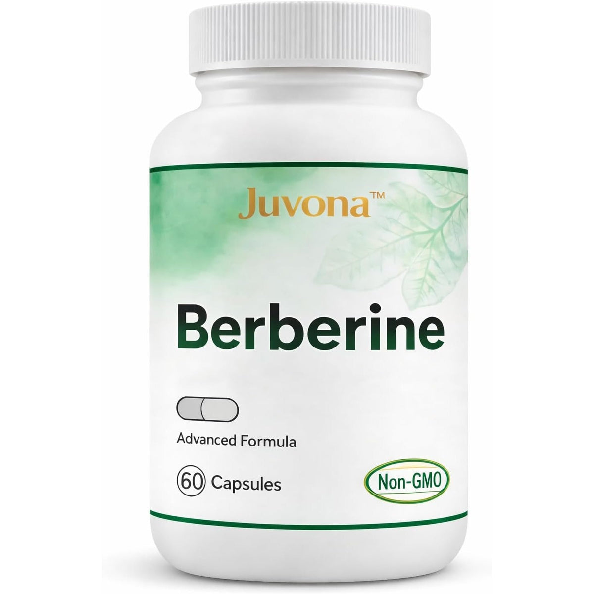 Juvona Berberine – Advanced Formula | Non-Gmo | 60 Capsules