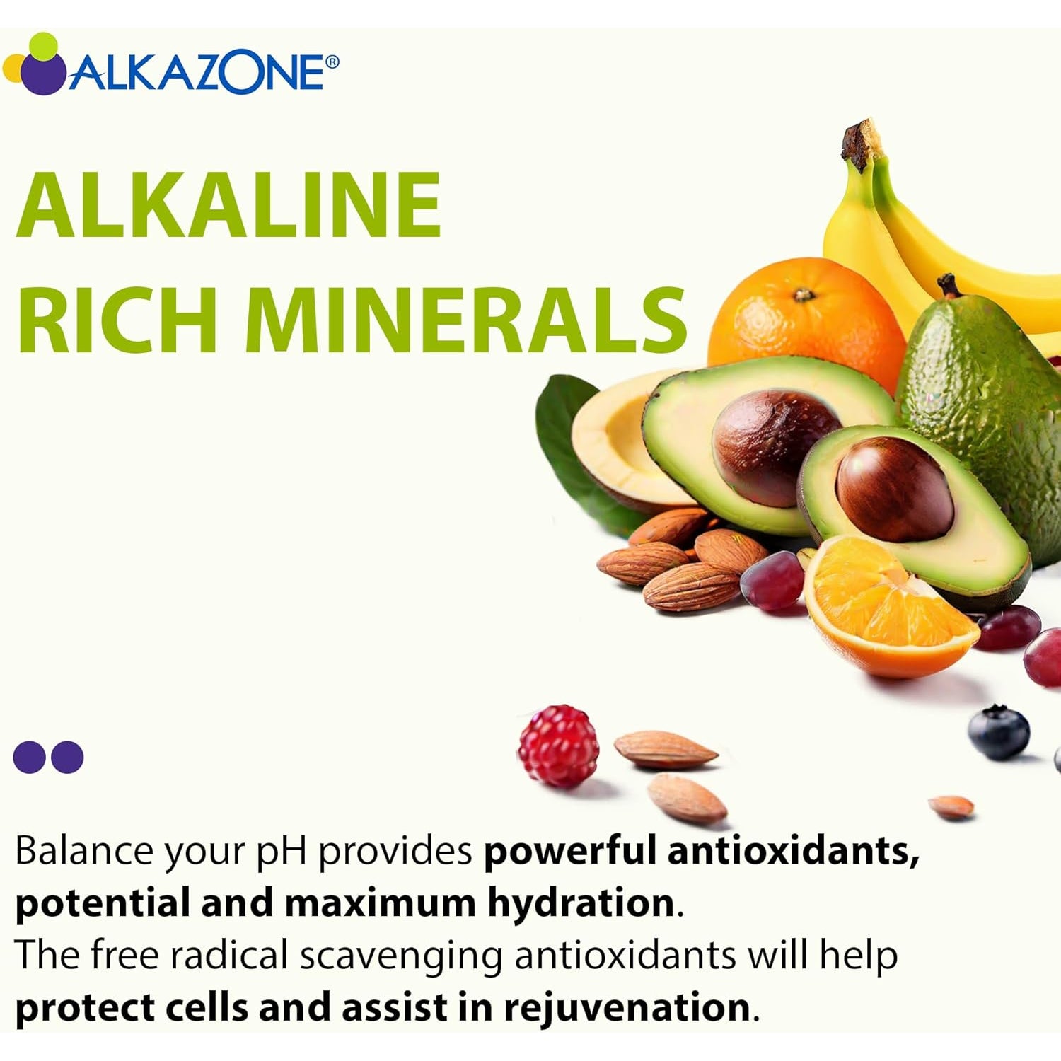 ALKAZONE Balance Your Ph Antioxidants Alkaline Mineral Booster & Supplements (2 Packs)