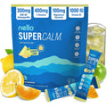 Nello Supercalm Powdered Drink Mix, Cortisol Reducer* and Sleep Aid Supplement, L Theanine, Ksm-66 Ashwagandha, Magnesium Glycinate, Vitamin D 3, No Sugar, Non GMO, on the Go, 20 Ct, Lemon Lime