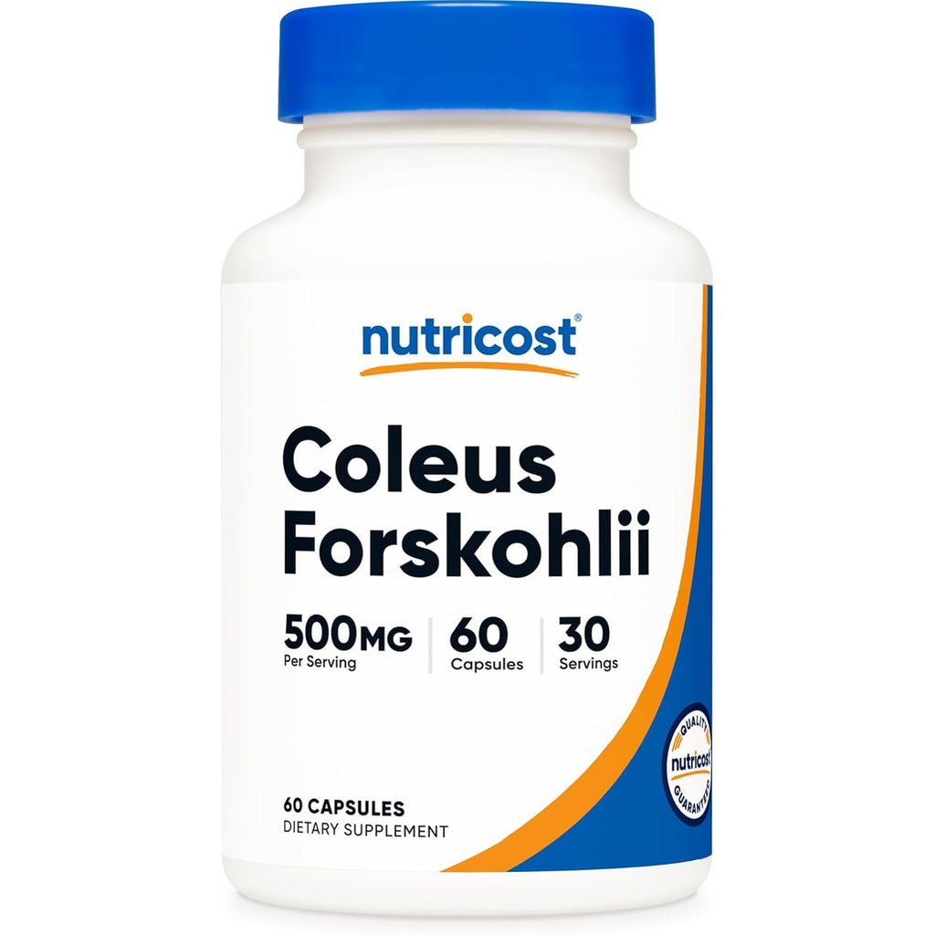Nutricost Coleus Forskohlii 500Mg, 60 Capsules - Maximum Strength Formula