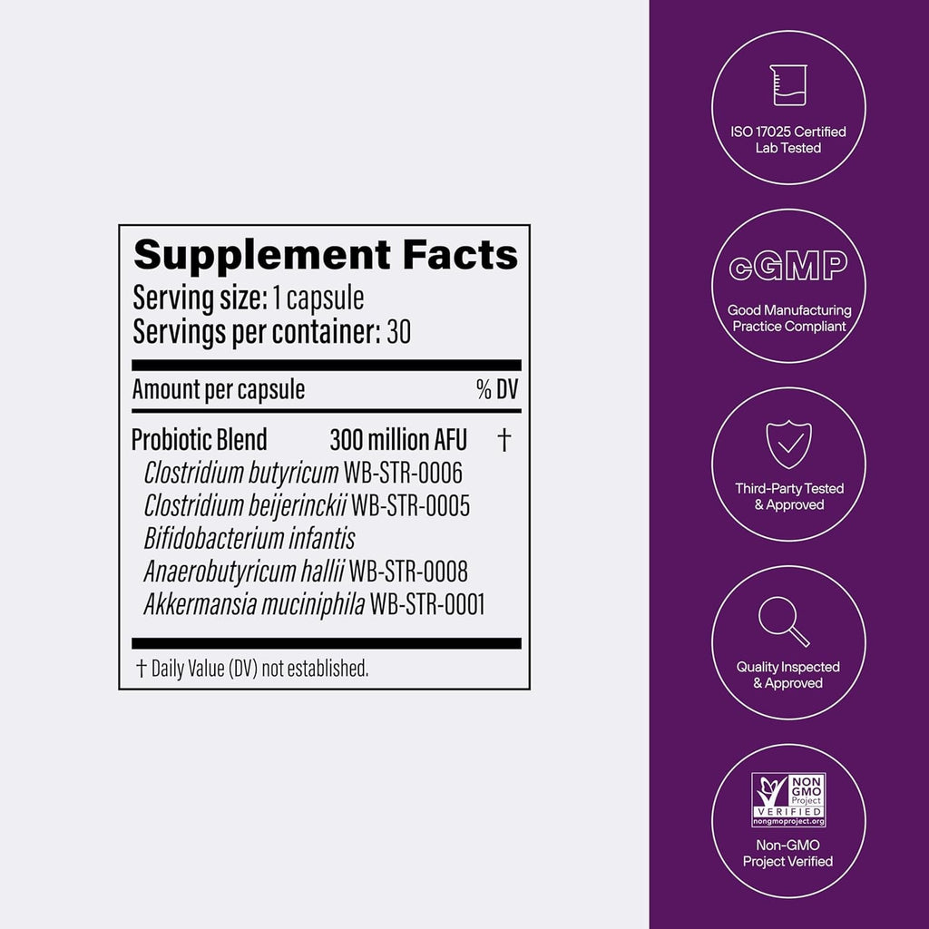 Pendulum Metabolic Daily - Multi-Strain Probiotic with Akkermansia Muciniphila to Support Metabolism and Sustain Energy Levels - for Women and Men - 30 Capsules (1 Pack)