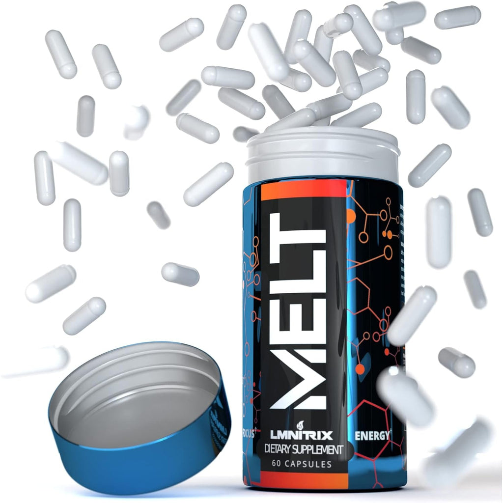 MELT EXT - Extreme Thermogenic Fat Burner - Powerful Weight Loss Aid, Stronger than Most Diet Pills - True Plateau Destroyer - Lose Weight Fast for Men and Women - Real Results - 60 Caps