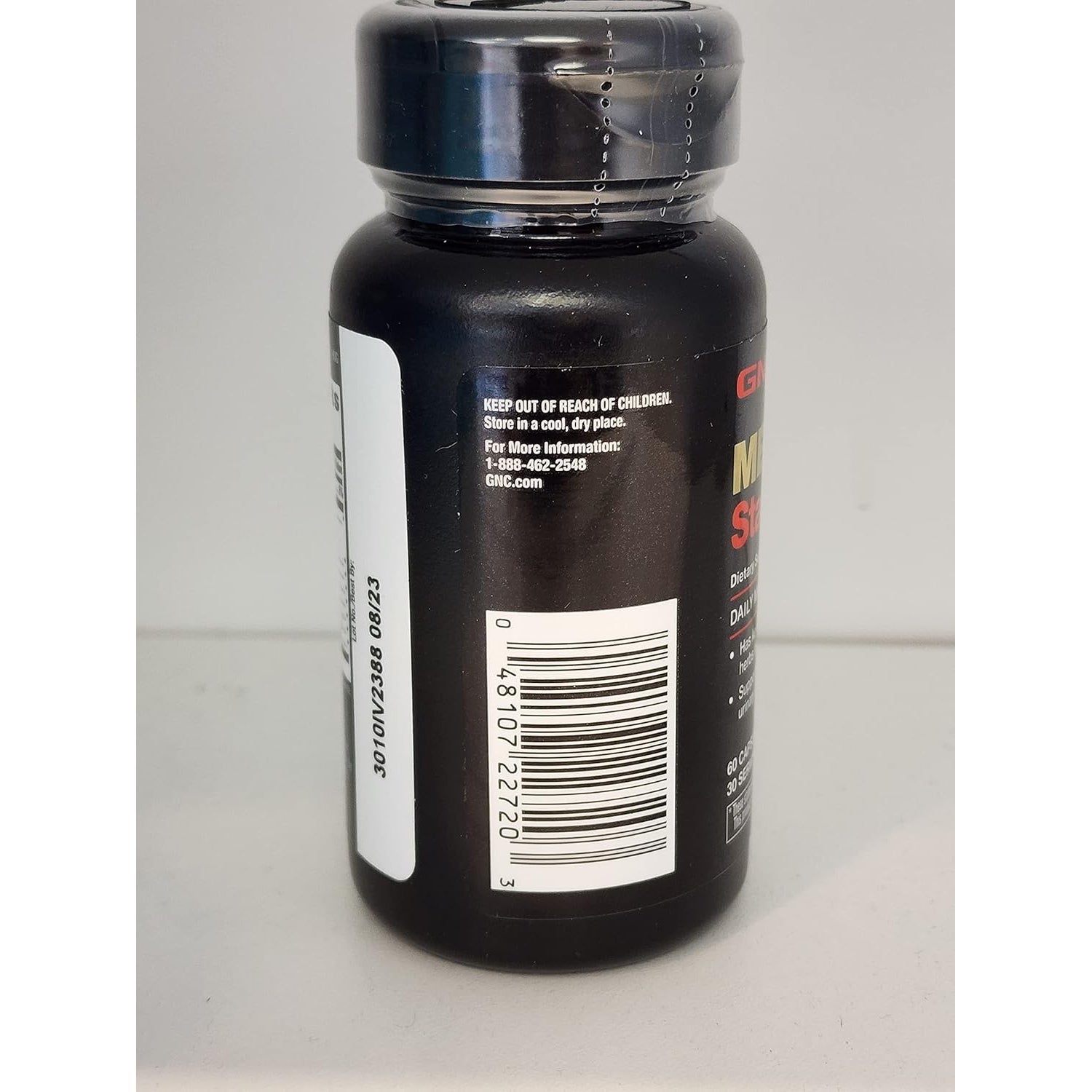 GNC Men'S Staminol Daily Male Performance Formula, Key Nutrients, 60 Capsules