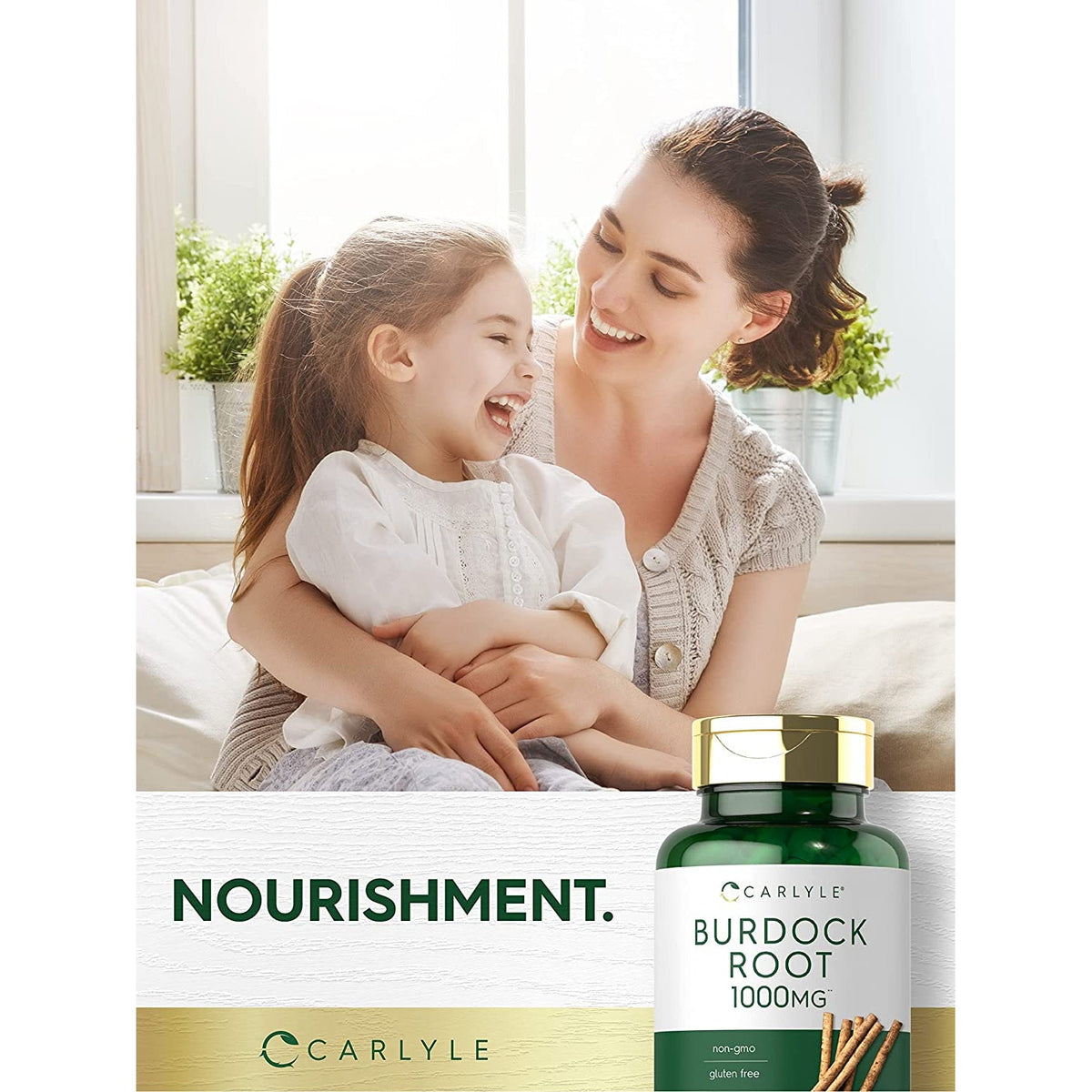 Carlyle Burdock Root | 200 Capsules | Non-Gmo and Gluten Free Formula | Traditional Herb Supplement | Arctium Lappa Extract