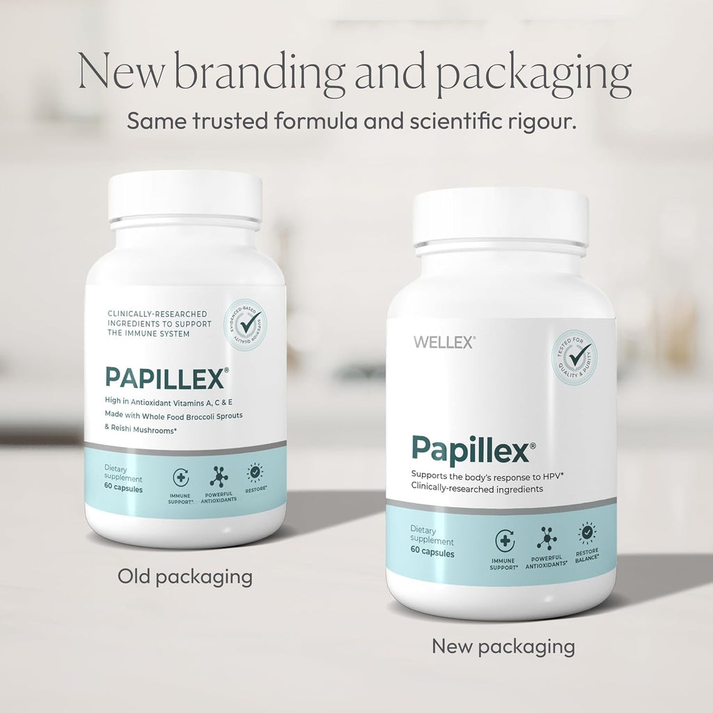 Papillex Dietary Supplement Tablets All Natural Immune Support - Immunity Defense - Best Immune System Booster - Organic 60 Capsules Bottle (Single Bottle)