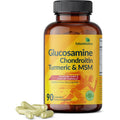 Futurebiotics Glucosamine Chondroitin Turmeric & MSM Advanced Joint Formula, Supports Healthy Joints & Mobility - Non-Gmo, 90 Capsules