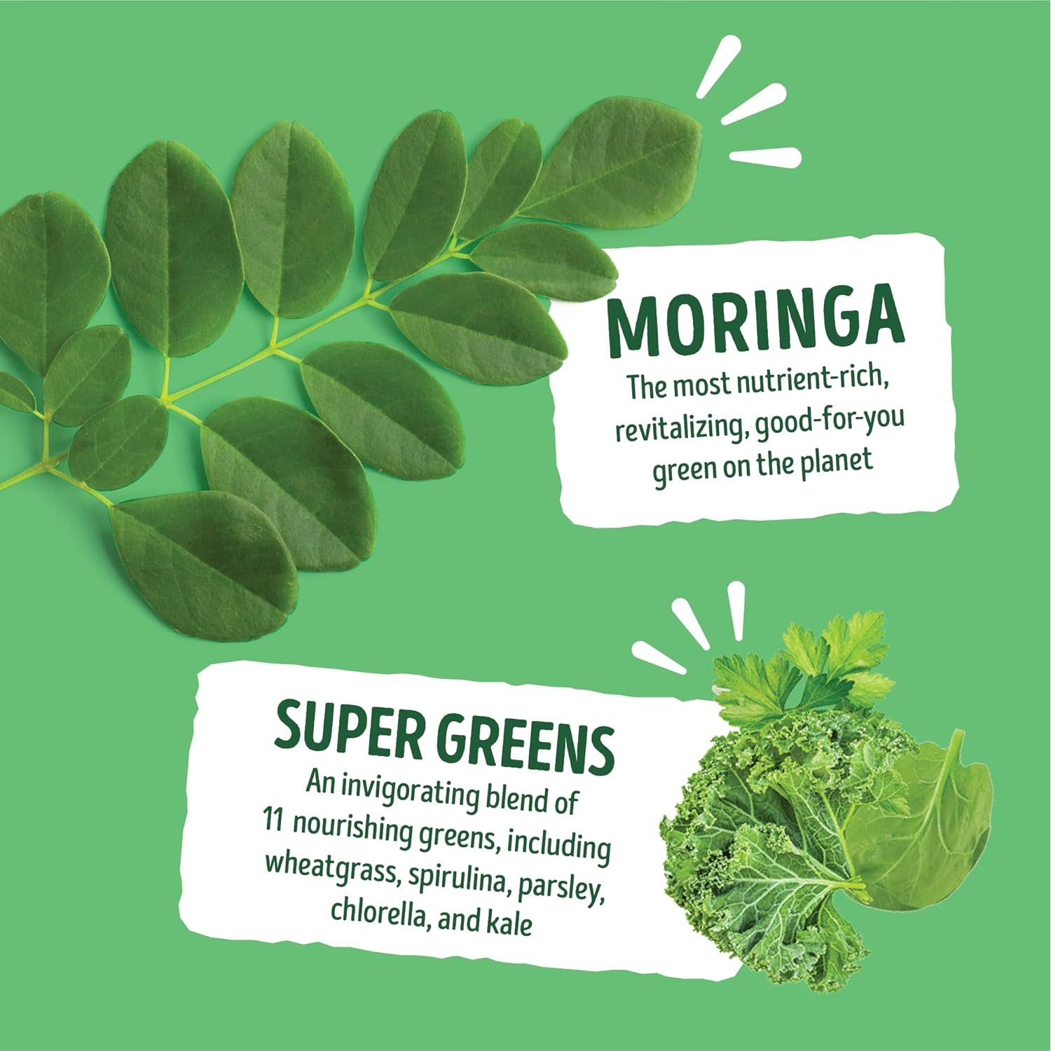 Kuli Kuli Super Energy Gummies - Energy Supplements with Moringa, Caffeine-Free Natural Energy Booster - 60 Non-Gmo, Gluten-Free Moringa Gummies