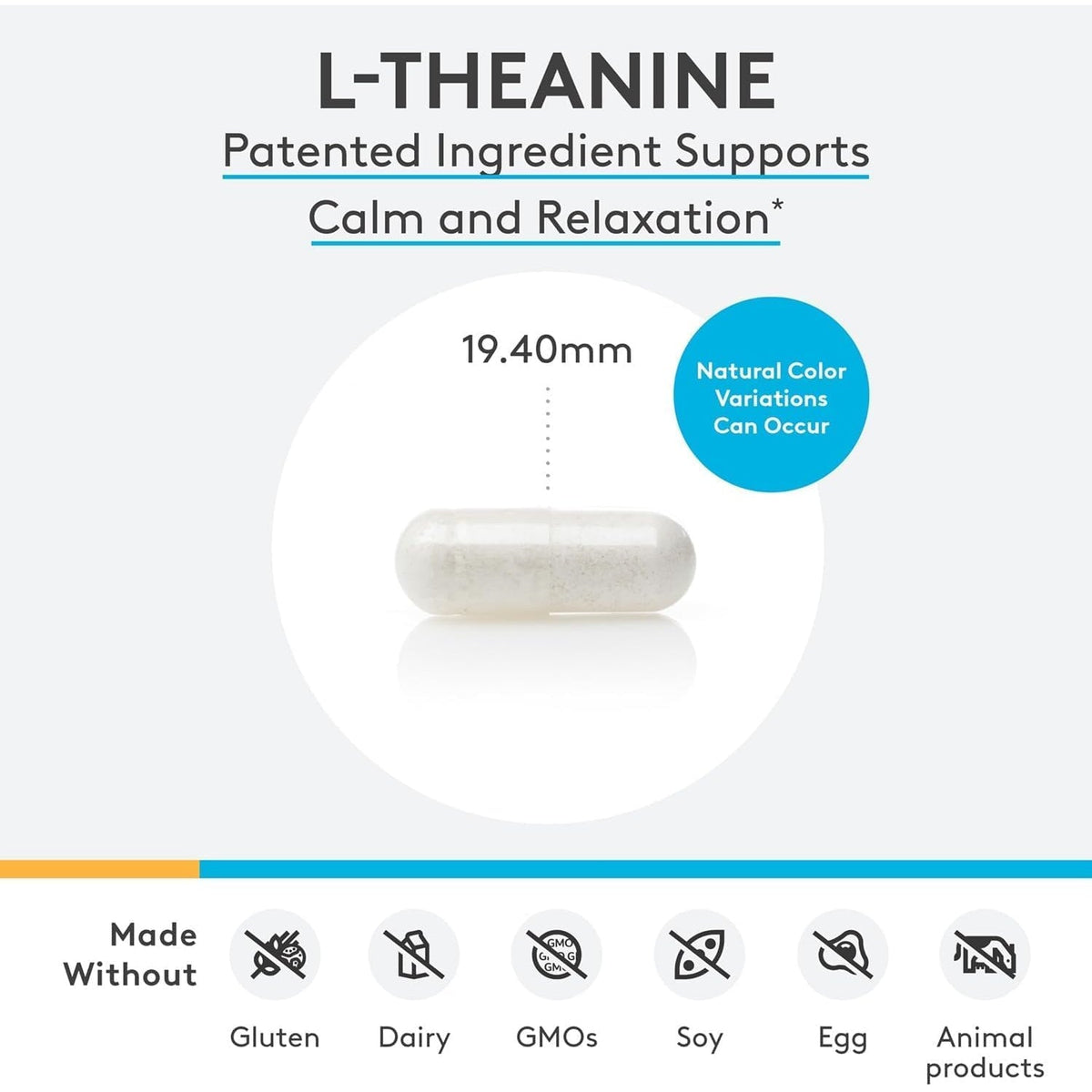 XYMOGEN L-Theanine - 400 Mg as Suntheanine - Relaxation, Focus & Stress Support - Amino Acid Supplement - Non-Drowsy - Vegetarian, Non-Gmo & Gluten Free - 60 Capsules