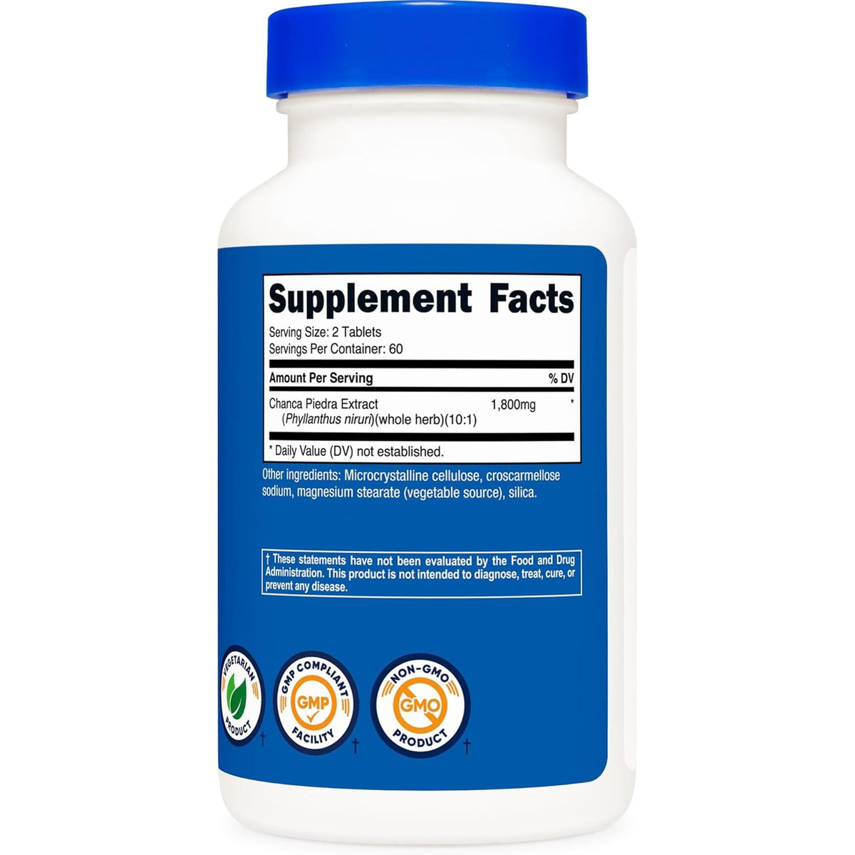 Nutricost Chanca Piedra Extract - Stone Breaker - 120 Tablets, 1800Mg per Serving, 60 Servings per Bottle