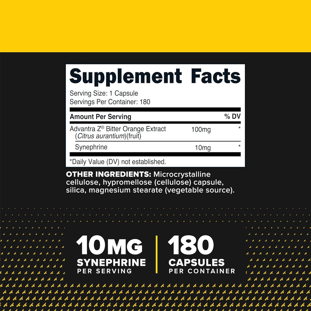 Primaforce Syneburn Supplement, 180 Capsules – Synephrine from ADVANTRA Z