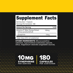 Primaforce Syneburn Supplement, 180 Capsules – Synephrine from ADVANTRA Z