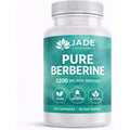 Jade Supplements Pure Berberine, 60 Vegetarian Capsules - Gluten Free & Non-Gmo