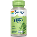 Solaray Senna Leaf Capsules for Men & Women - Natural Senna Supplement for Adults, Herbal Supplement for Support, 470 Mg per Serving, Non GMO, Vegan - 100 Ct Veg Caps