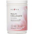 Alaya Multi Collagen Powder - Type I, II, III, V, X Hydrolyzed Collagen Peptides Protein Powder Supplement with MSM + GC (Unflavored) - NSF Certified - (40 Servings)
