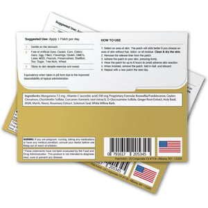 Patchaid Glucosamine and Chondroitin Topical Patch 30-Day Supply