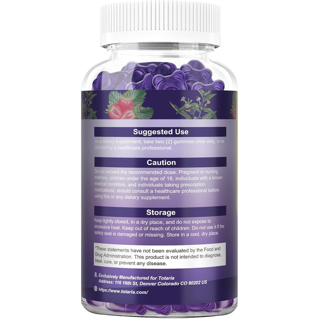 Cortisol Supplements for Women & Men 20-In-1 Cortisol Gummies with Ashwagandha Rhodiola Rosea Magnesium Phosphatidylserine Calm Focus Mood Support Healthy Cortisol Levels 30 Day Supply