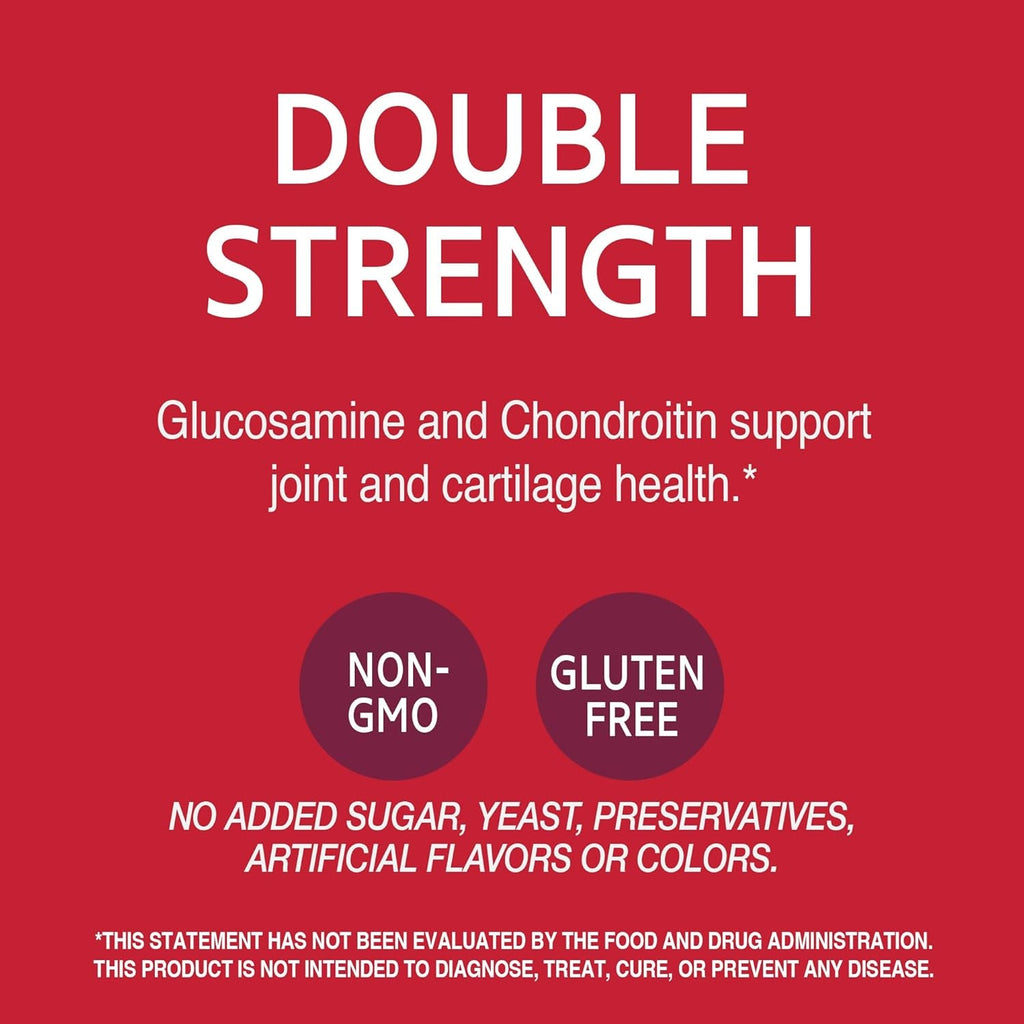21St Century Double Strength Glucosamine Chondroitin (210 Count), Dietary Supplement for Joint & Cartilage Health, Supports Active Lifestyle, Non-Gmo, Gluten-Free Joint Supplements for Men & Women