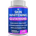Glutathione Whitening Pills - 120 Capsules 2000Mg Glutathione - Effective Skin Lightening Supplement - Dark Spots, Melasma & Acne Scar Remover, Hyperpigmentation Treatment - Anti-Aging Antioxidant