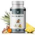 Spike Tri-Support+ with Nattokinase, Bromelain, and Turmeric - Includes Dandelion Extract, Black Seed Extract, Green Tea Leaf, Selenium for a Full Spectrum Spike Support Supplement