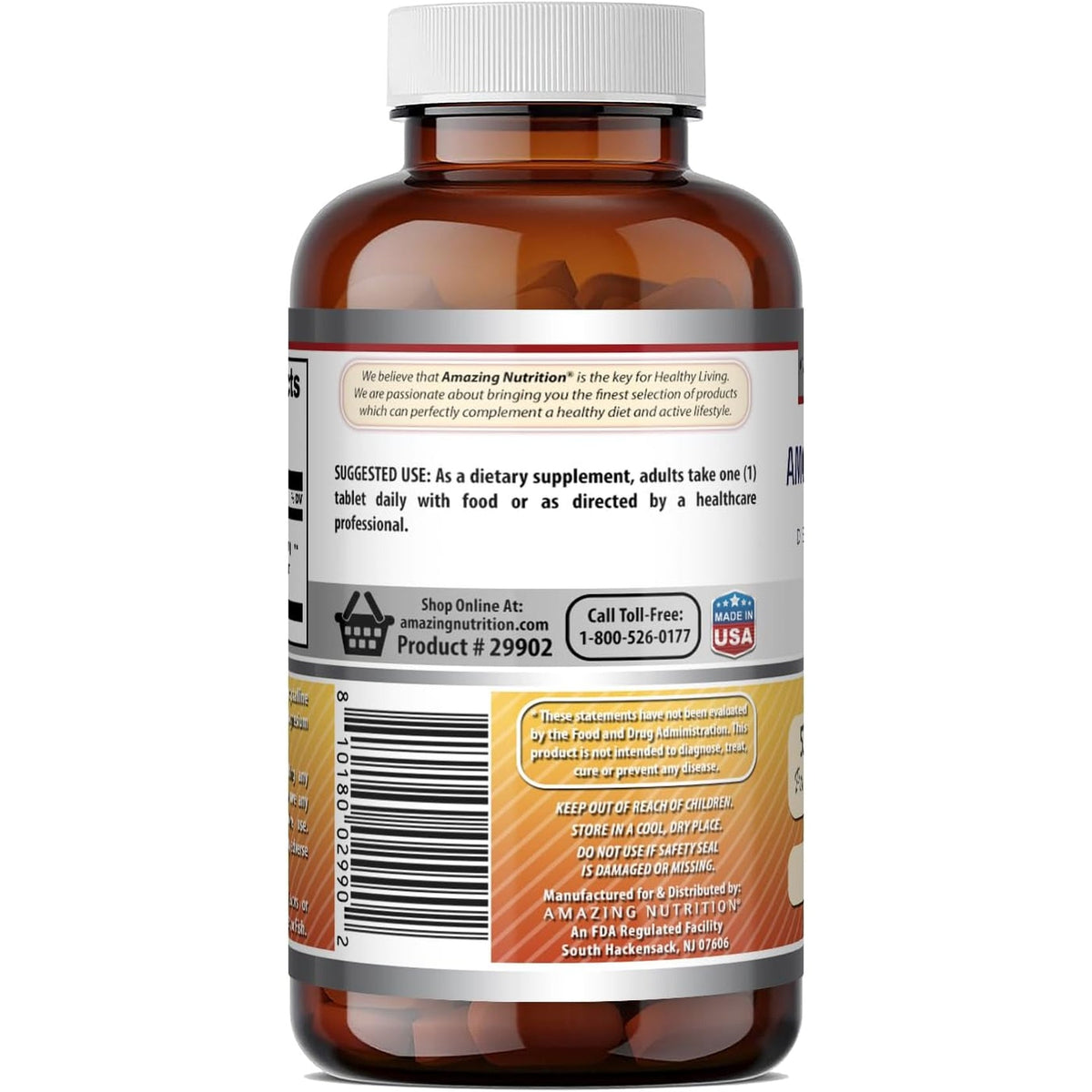 Amazing Formulas Rutin 500 Mg Tablets Supplement - Non-Gmo - Gluten-Free - Made in the USA - 1 Pack -100 Count