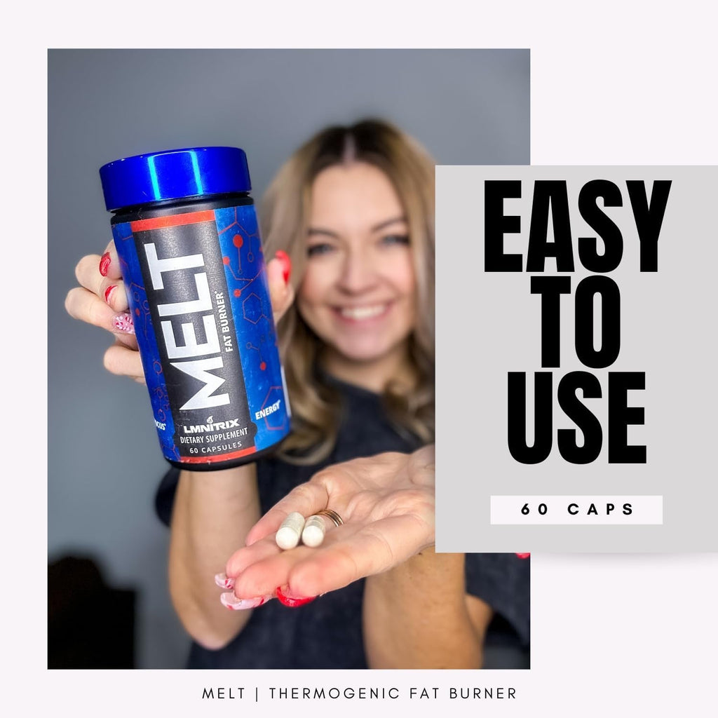 MELT EXT - Extreme Thermogenic Fat Burner - Powerful Weight Loss Aid, Stronger than Most Diet Pills - True Plateau Destroyer - Lose Weight Fast for Men and Women - Real Results - 60 Caps