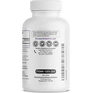 Bronson Apple Cider Vinegar 3000 MG per Serving Extra Strength - Non-Gmo, 200 Vegetarian Tablets