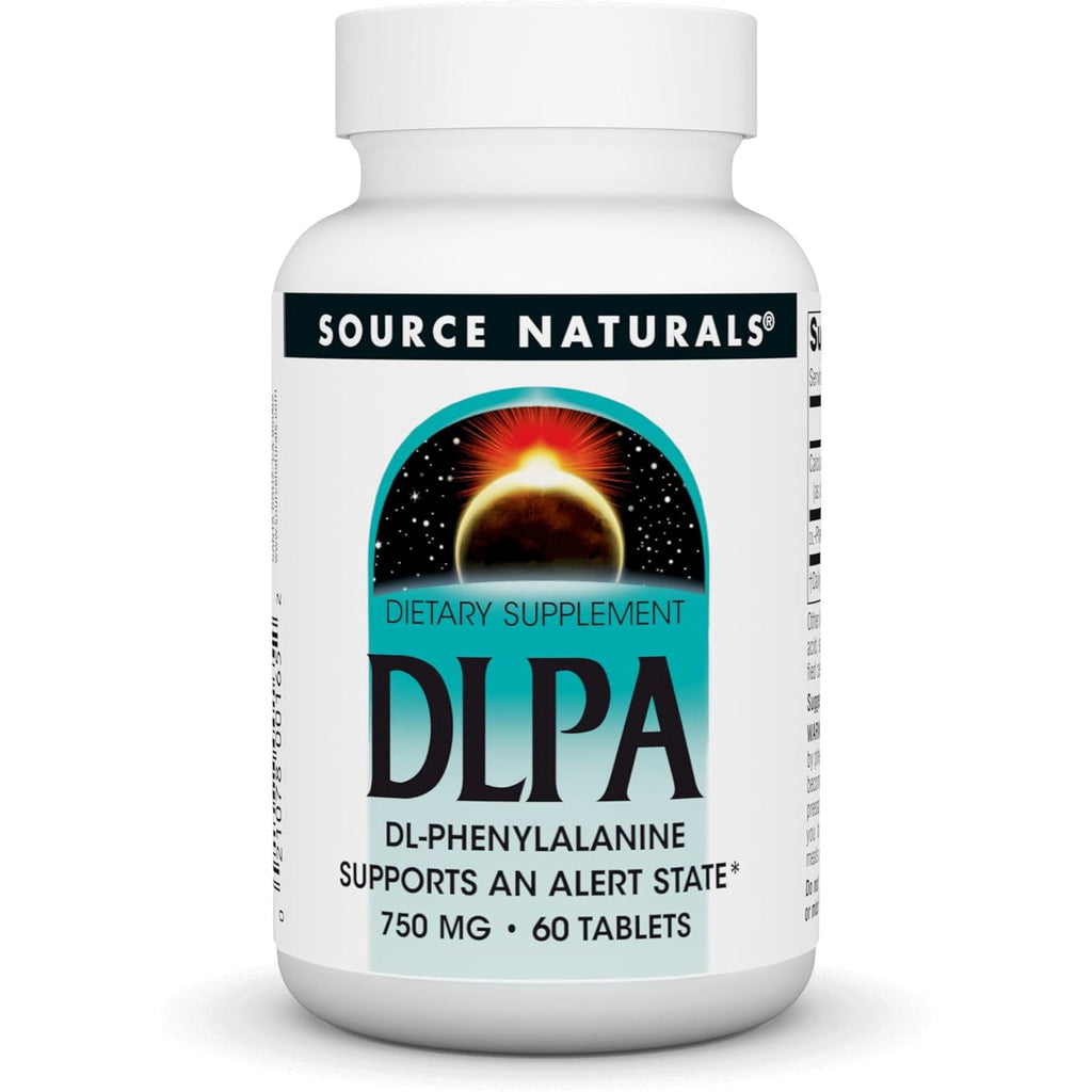 Source Naturals DLPA Dl-Phenylalanine* - 750 Mg - 60 Tablets