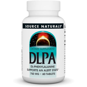 Source Naturals DLPA Dl-Phenylalanine* - 750 Mg - 60 Tablets