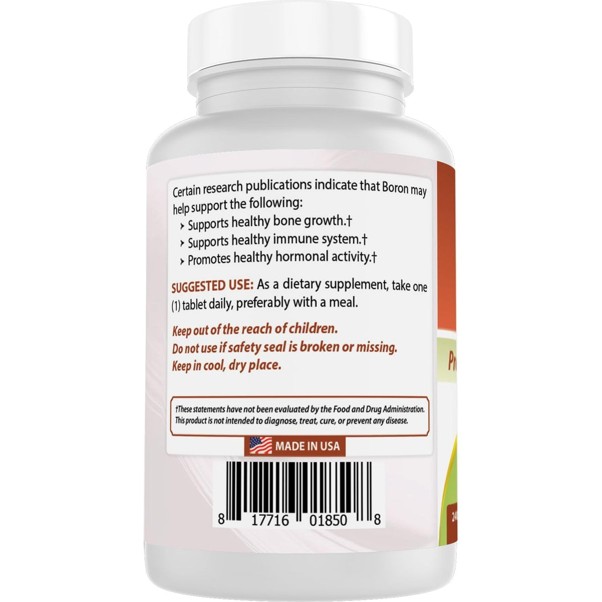 Best Naturals Boron Supplements 5 Mg 240 Tablets (240 Count (Pack of 1))