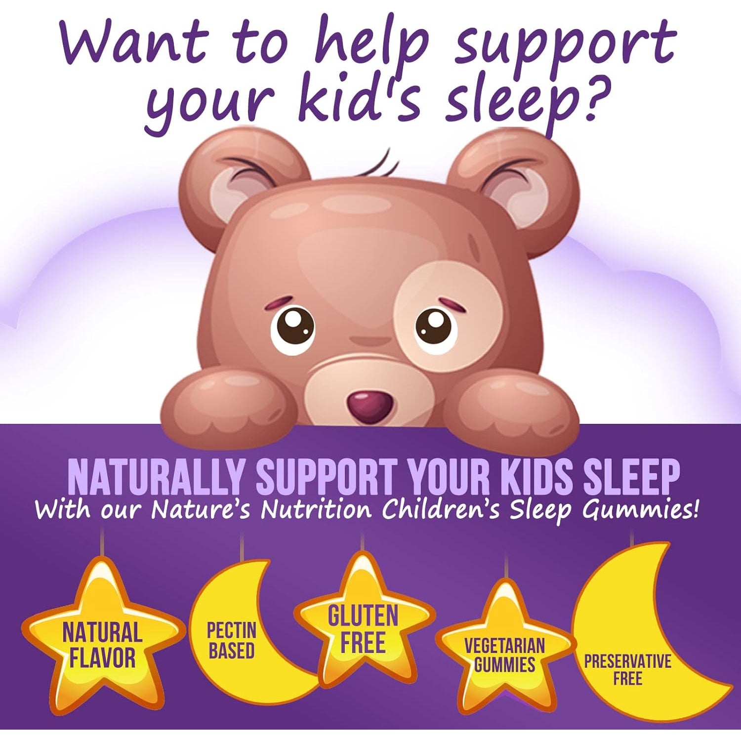 Kids Melatonin Gummies - 2Mg Melatonin per Serving - Children'S Melatonin Gummy for Restful Sleep - Best Children'S Chewable Sleep Supplement - Vegan, Non-Gmo, Natural Berry Flavor - 60 Gummies
