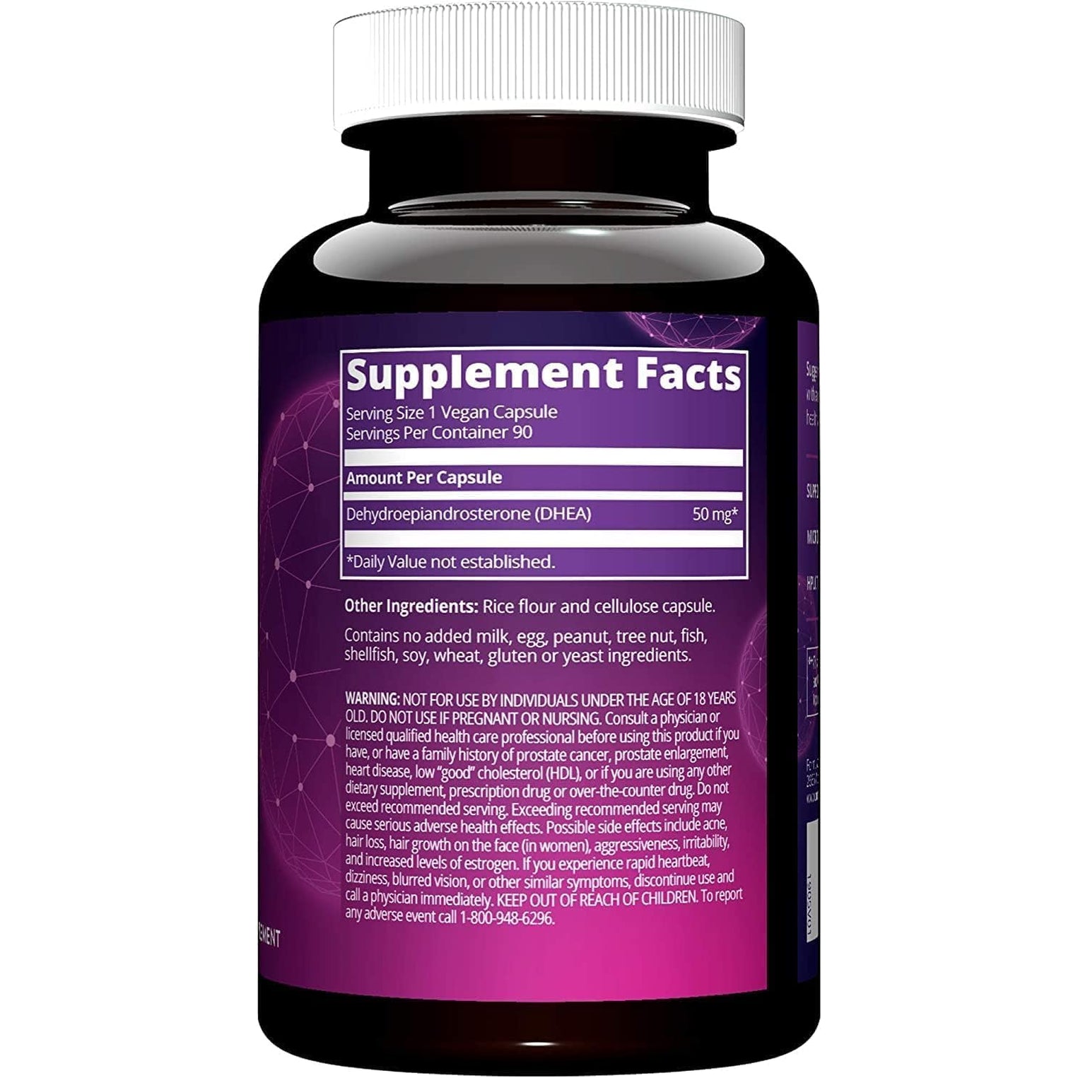 MRM Nutrition DHEA 50Mg - for Women and Men - Micronized DHEA Supplement for Healthy Aging, Lean Muscle, and Enhanced Absorption Formula, Vegan, Gluten-Free, Non-Gmo - 90 Servings
