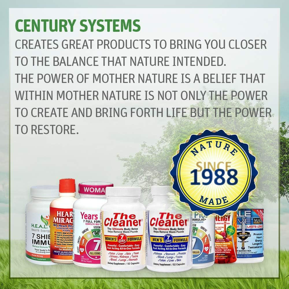Century Systems - Miracle 2000, Complete Liquid Multivitamin and Mineral Supplement with Amino Acids and Antioxidants, 32 Ounces