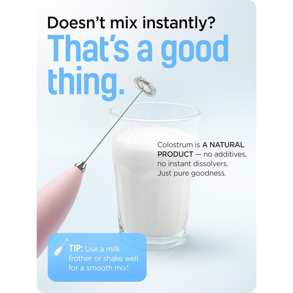 Bovine Colostrum Powder for Women &Men Source of Igg & Iga Grass-Fed, Pure Bovine Colostrum for Gut Health, Immune Support, Muscle Recovery & Wellness, Unflavored - 3.17 Oz - 60 Servings (Made in USA)