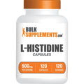Bulksupplements.Com L-Histidine Capsules - as L-Histidine Base, Histidine Supplement - Essential Amino Acid & Gluten Free, 1 Capsule per Serving, 120 Capsules (Pack of 1)