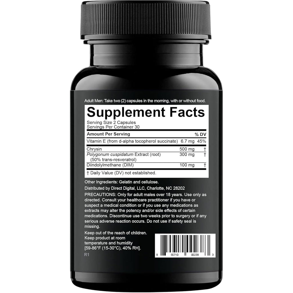 Nugenix Estro-Regulator - DIM Supplement, Estrogen Blocker for Men and Aromatase Inhibitor, Testosterone Booster - 60 Capsules