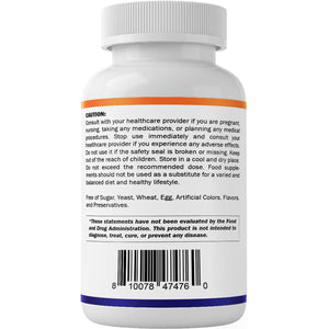Vitamatic Lithium Orotate 20Mg, 90 Capsules - Veggie Caps, Non-Gmo, Gluten Free