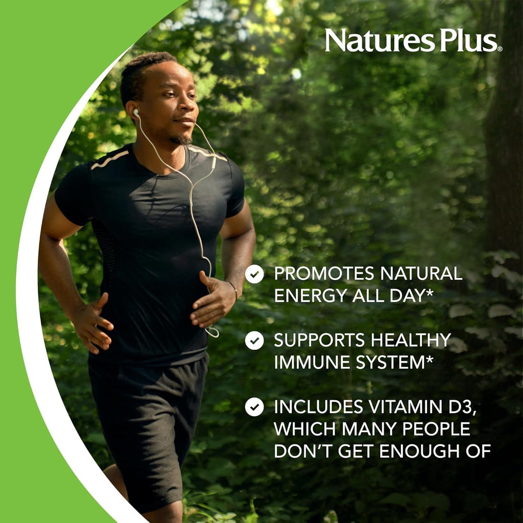 Naturesplus Source of Life - 180 Capsules - Multivitamin & Mineral Supplement - Supports Natural Energy & Overall Well-Being - Gluten Free, Vegetarian - 20 Servings