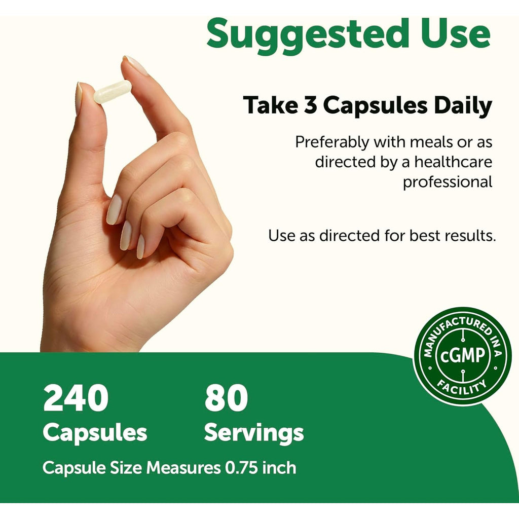 Micro Ingredients Bovine Colostrum 1,000 Mg per Serving, 240 Capsules | 40% Igg with Collagen & Probiotics | Colostrum Supplement with 10 Probiotic Strains | Non-Gmo, Gluten Free