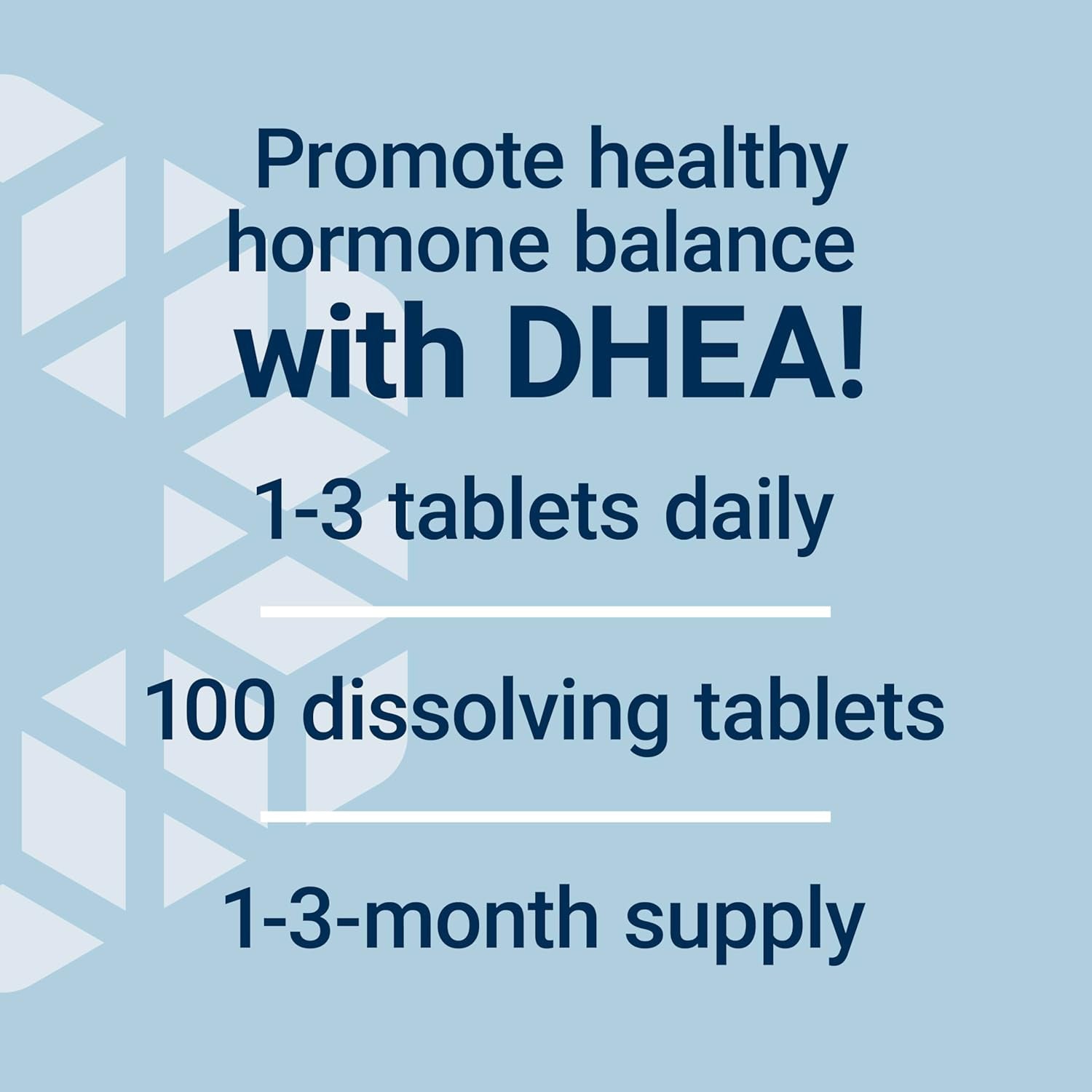 Life Extension DHEA 25 Mg – Hormone Balance Supplement, Memory, Muscle Health, Bone Health, Men’S Health, Women’S Health, Gluten-Free, Non-Gmo, Vegetarian, 100 Dissolve-In-Mouth Tablets