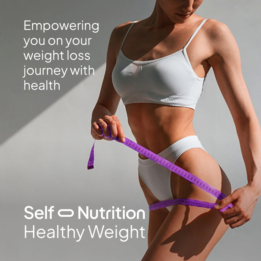 SELF NUTRITION Healthy Weight Loss Supplement for Women - Third-Party Tested - Appetite and Craving Control, Fat Burner, Weight Loss Supplement, Metabolism and Mood Booster - Made in USA, 60 Capsules