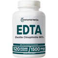 EDTA Capsules 1500Mg with Zeolite 98% and Milk Thistle, 120 Pills, Non-Gmo & Gluten Free Calcium Disodium EDTA Supplement
