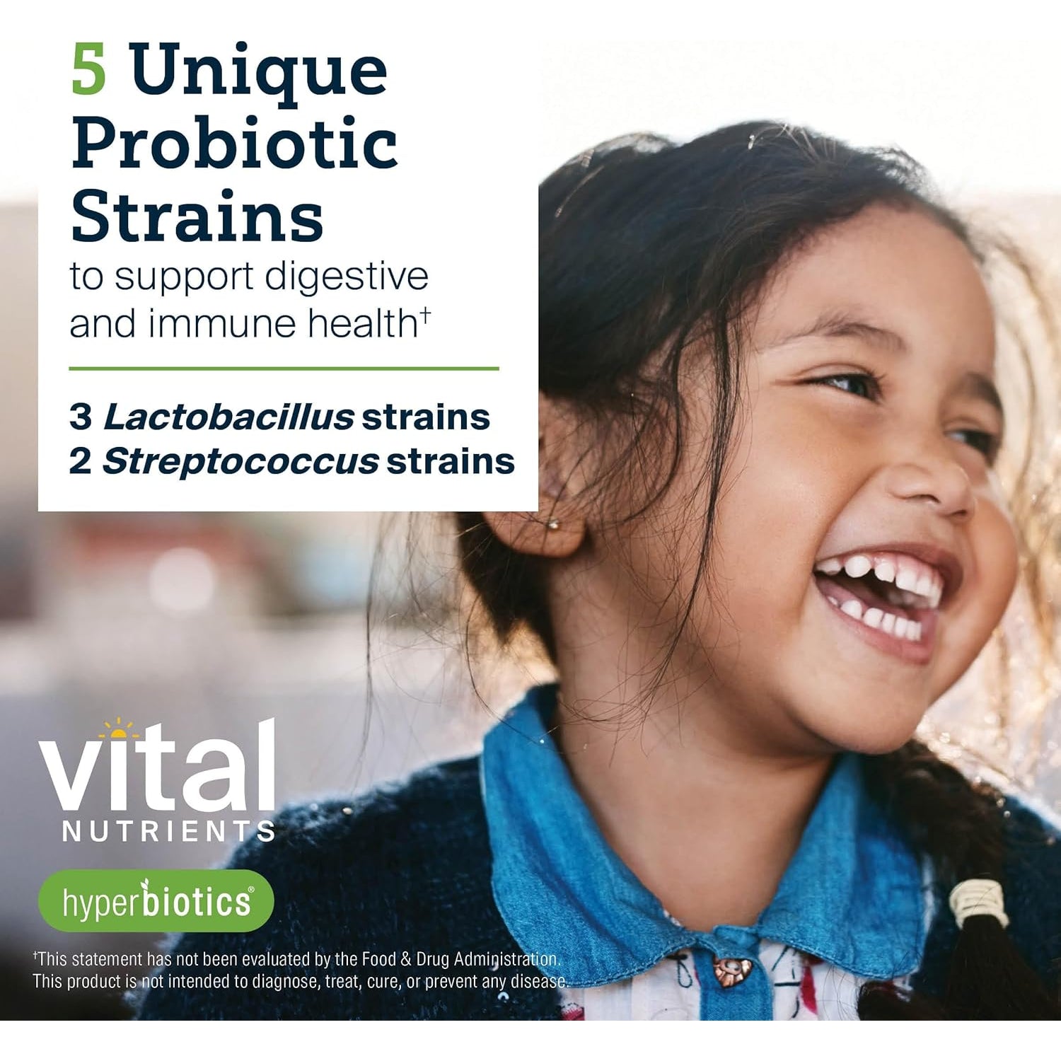 Hyperbiotics Vital Nutrients Pro Kids Probiotic ENT | Toddler Probiotics for Kids Ear, Nose and Throat | Targeted Immune and Digestive Health | Strawberry-Vanilla 45 Sugar-Free Chewable Tablets