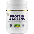Paradise Herbs ORAC Energy Protein & Greens Powder, Antioxidant Power of 24 Servings of Fruits & Vegetables in 1 Scoop + 20G Protein, Unflavored, 15 Servings