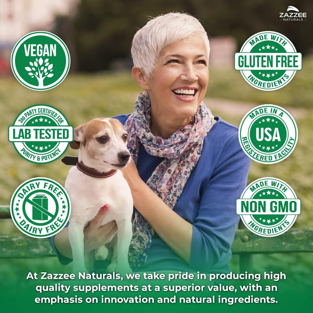 Zazzee High Absorption Artemisinin, 100 Mg per Capsule, 120 Vegan Capsules, with 5 Mg Bioperine for Maximum Absorption, Sweet Wormwood Extract, 4 Month Supply, All-Natural and Non-Gmo
